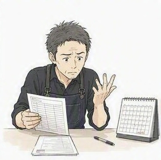 前回来店から何日？うわ、計算めんどくさいな