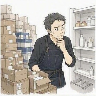 在庫の山と、欠品の機会損失。