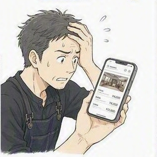 価格改定したのにHPは改定前。。。